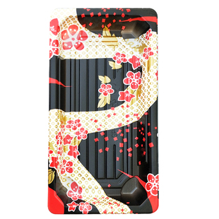 100套1号1690印花外卖打包刺身甜点寿司盒一次性餐盒包邮