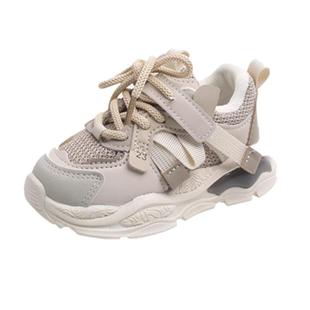 超轻软底女童鞋子老爹鞋女孩春秋新款儿童运动鞋网面男童百搭男孩