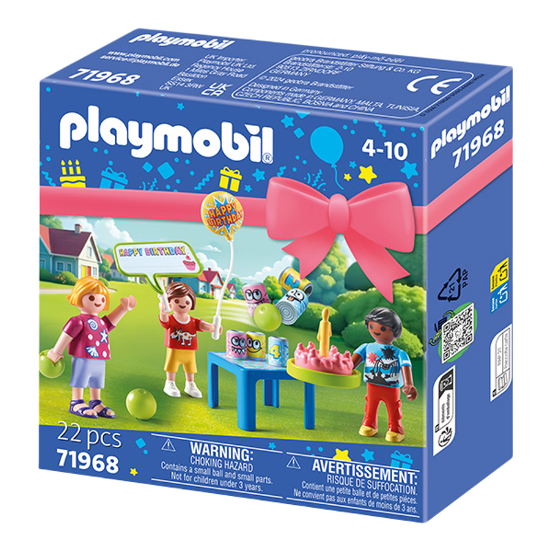 PLAYMOBIL摩比世界儿童玩具儿童生日派对儿童节礼物71968