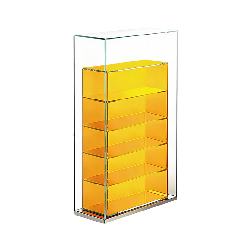 GLAS SPACE意式极简玻璃柜客厅透明多层收纳陈列柜乐高手办展示柜