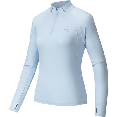 安踏速干大师长T半拉链修身长袖