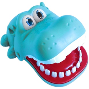 鳄鱼玩具咬手指大号鲨鱼咬人儿童玩具抖音同款整蛊牙齿咬手鳄鱼