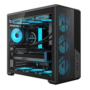 先马巨浪1台式电脑机箱游戏主机箱360水冷大板ATX机箱侧透高颜值