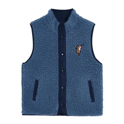 POLOWALK秋季男童马夹泰迪绒