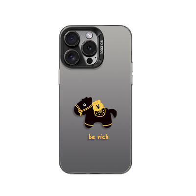 2026小黑马发财马年手机壳