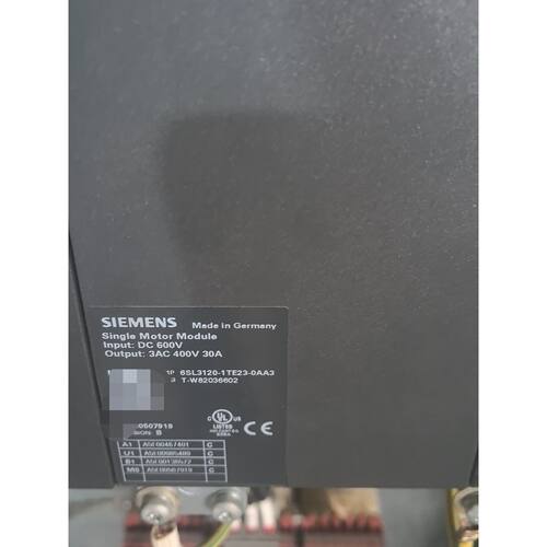 询价-6SL31201TE230AA3单电机模块德国原可维修