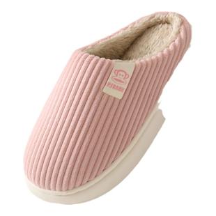 大嘴猴棉拖鞋女2025新款室内家居静音防臭冬季加绒包跟情侣男外穿