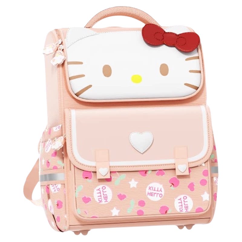 正版三丽鸥helloKitty小学生书包双肩背包减负护脊超轻便高颜值kt