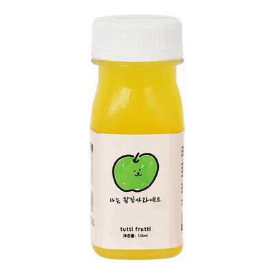 明星同款100%HPP苹果汁韩国进口