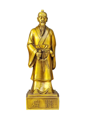 黄铜药房诊所摆件五大名医铜像