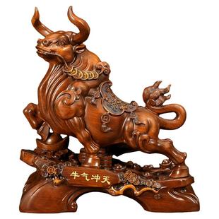生肖牛摆件金牛旺市华尔街牛气冲天吉祥物大小号办公室桌高端大气