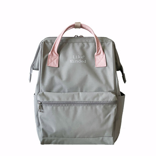 日系大容量双肩包15.6寸电脑包男女大学生书包短途旅行背包时尚