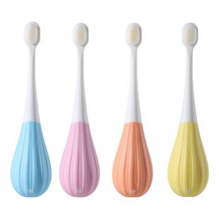 儿童牙刷软毛0-1-2-3到6-7岁半宝宝小中童婴幼儿专用万根毛乳牙刷