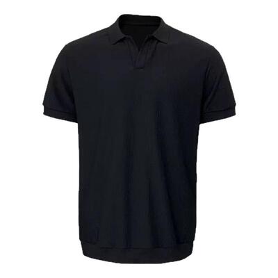 美式海鸥领POLO衫T恤正肩收袖口