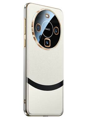 mate60pro高级感真皮手机壳新款