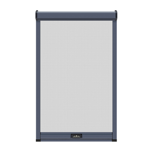 新品可拆卸隐形纱窗高透网卷筒式上下推拉伸缩防蚊回卷纱窗网自装