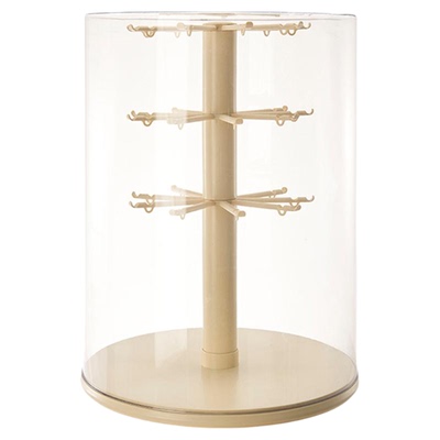 labubu手办展示盒旋转