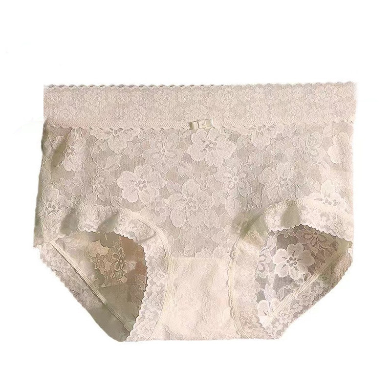 蕾丝内裤女士性感网纱中腰薄款