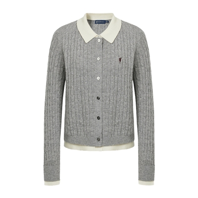 冬季女式羊毛衫条纹百搭气质休闲