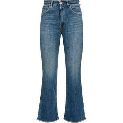 PINKO女士通勤休闲简约复古修身口袋喇叭牛仔裤103860A20M