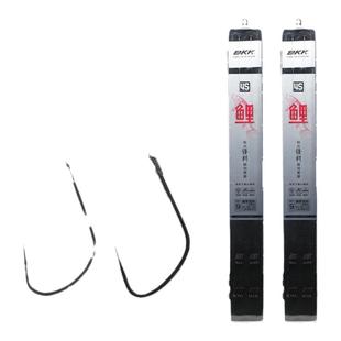 BKK新品竞技黑坑鲤子线付双钩纯手工绑好成品钓鱼钩套装无刺鱼钩