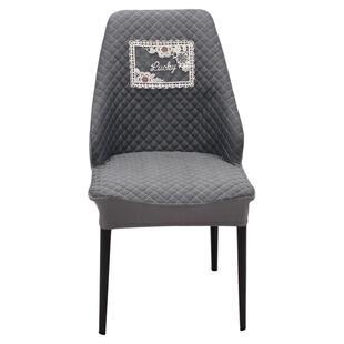 弧形椅子套罩新款座椅套罩软包皮革异形凳子罩靠背保护套餐厅餐桌