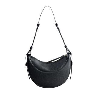 半月包女斜挎包小包月牙包腋下包高级感饺子包小众真皮马鞍包简约