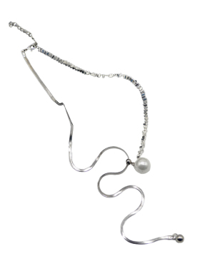 轻奢小众碎银子珍珠项链