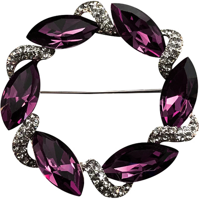 米小图复古别致圆环形丝巾扣胸针