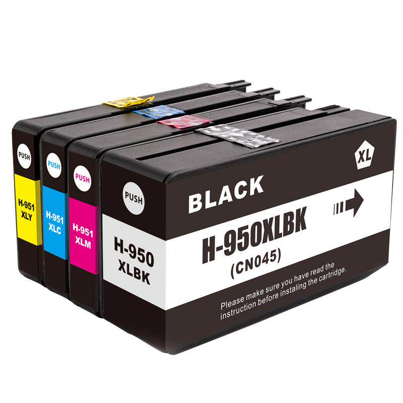 适用惠普HP950XL HP951XL墨盒HP Officejet 8610 8620 8600 8100 251DW 276DW打印机墨盒950 951墨水盒大容量