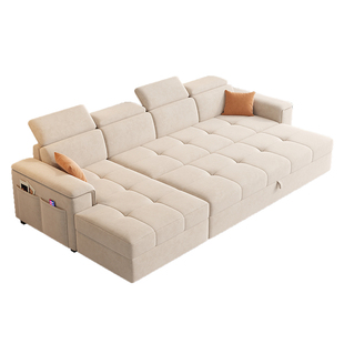 沙发床折叠式一体两用小户型隐形客厅2026新款磨砂绒布艺抽拉伸缩