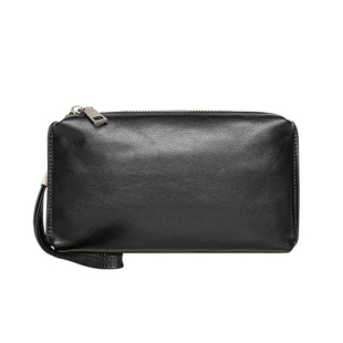 真皮手包男软皮复古休闲长款钱包男士头层牛皮拉链皮夹手拿包女潮