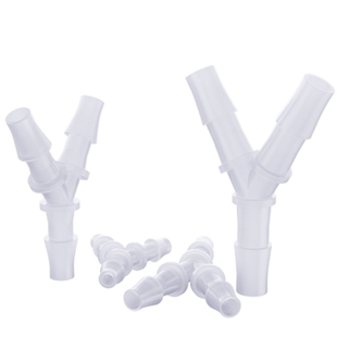 Y型三通塑料接头 硅胶橡胶软管接头等径分水器 宝塔3通接头连接头