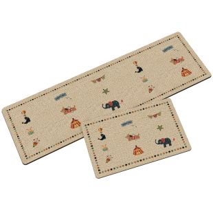 厨房地垫2025新款卡通家用硅藻泥吸水吸油垫子可擦免洗耐脏脚垫子