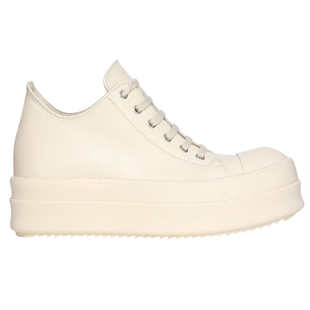 ro鞋子男真皮增高奶香厚底板鞋运动休闲低帮小白鞋女系带帆布鞋潮