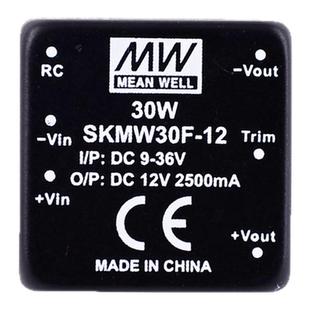 明纬SKMW/DKMW模块电源30F/30G-03/05/12/15 30W 3.3/5V