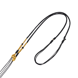 双耳黄金锦鲤锁编织绳半成品配绳锁包编绳平安锁配链配金锁的绳子