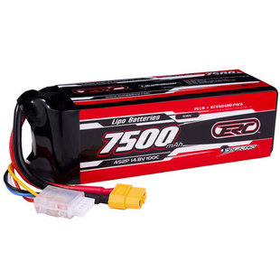 三圈霸道Sunpadow ERC PLUS 7500 14.8V 4S 100C超轻锂电池