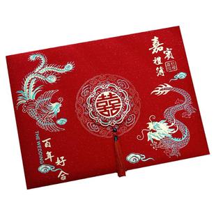 结婚记账本中式高档婚宴嘉宾礼簿婚礼签名册喜事礼金本往来账礼单