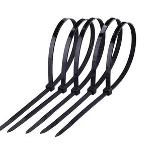 30厘米长扎带塑料一拉得捆绑尼龙绳拉紧器固定卡扣黑色勒死狗封条