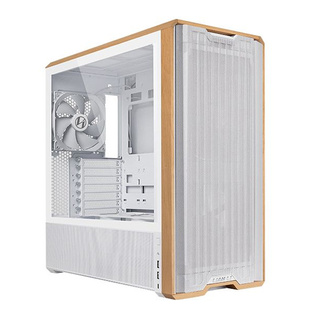联力LANCOOL 鬼斧217 木饰matx台式机电脑主机中塔散热风道机箱