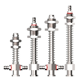 天行大头机械手真空吸盘座金具吸盘支架连接杆侧尾进气气动M12牙