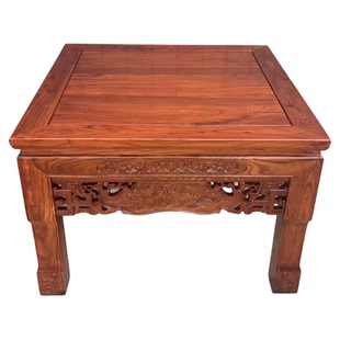 北方榆中式八仙桌实木正方形老式农村中堂供桌北方四方桌餐桌