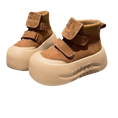 松糕休闲鞋板鞋高帮鞋面包鞋女鞋