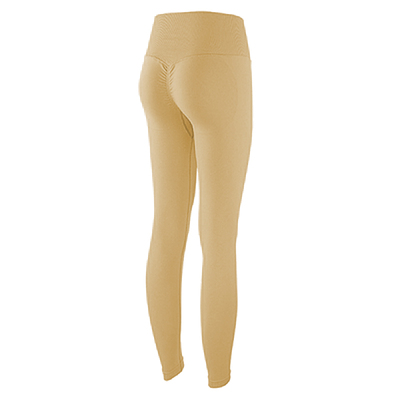 糖果色高腰瑜伽蜜桃翘臀健身裤