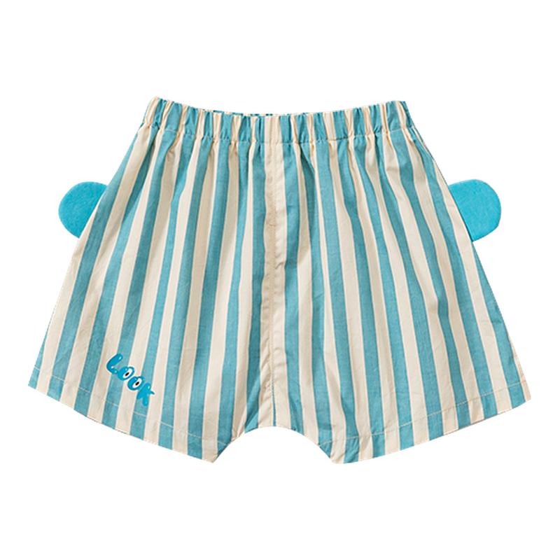 宝宝短裤男宝夏薄款条纹裤子宝宝大屁屁裤夏季儿童衣服婴幼儿童装
