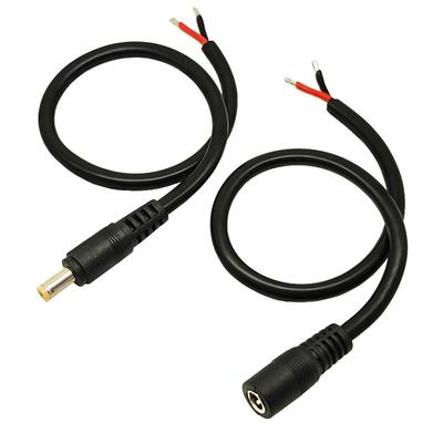 DC电源线接头公母头纯铜1.5平方