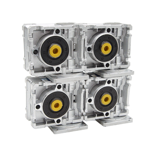 RV系列蜗轮蜗杆减速机可配57/60/80/86/110/130伺服步进无刷电机