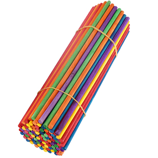 圆木棒diy手工立体构成制作材料木棍小竹签实木细扁木条竹棒木棒