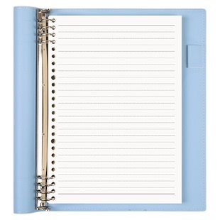 B5软皮活页本不硌手可拆卸笔记本2025新款活页本子a5日记本加厚可平摊简约大学生课堂读书摘抄学习记录皮面本